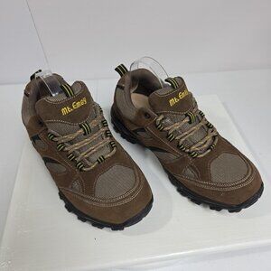 Mt Emey Hiking Shoes Mens Size 10.5 D Brown Leather Trail Walking Sneakers